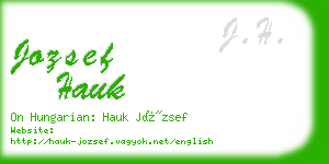 jozsef hauk business card
